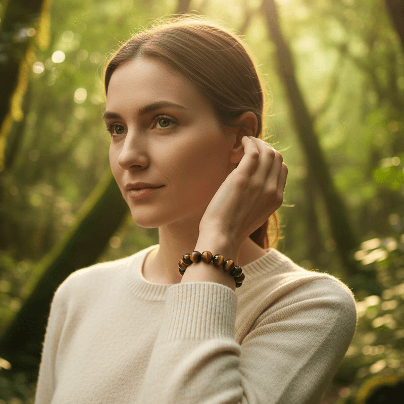 Aegis - Bracelet en pierre naturelle - AuPoignet