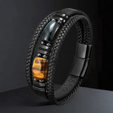 Œil de tigre jaune et bleu